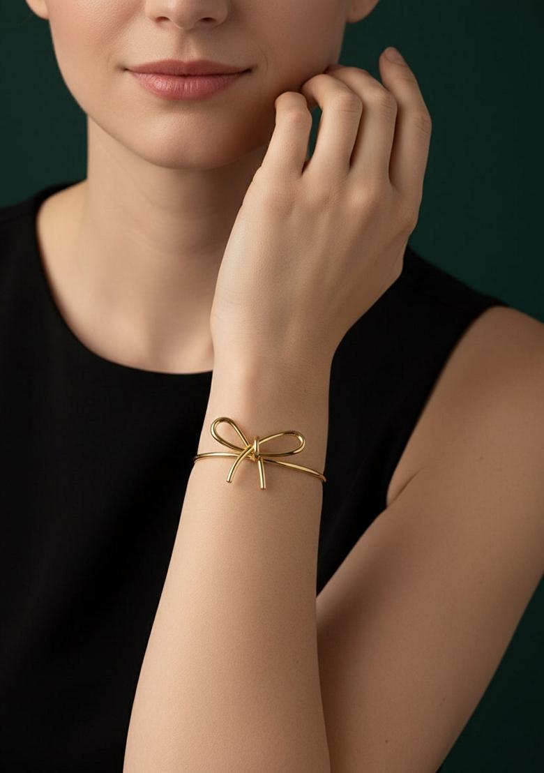 Gold Stainless Necklace - Indya