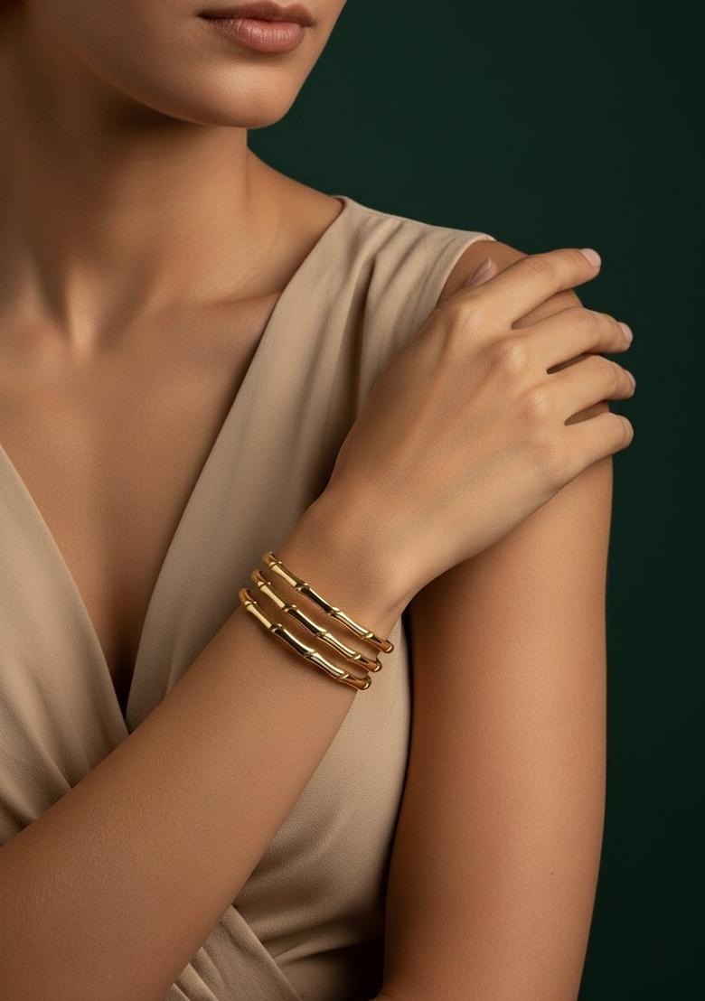 Gold Stainless Necklace - Indya