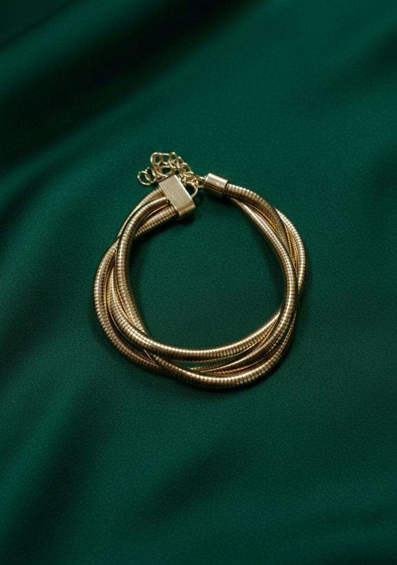 Gold Stainless Necklace - Indya