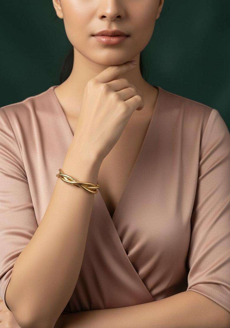 Gold Stainless Necklace - Indya
