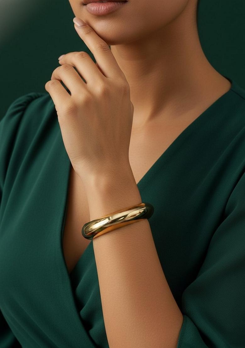 Gold Stainless Necklace - Indya