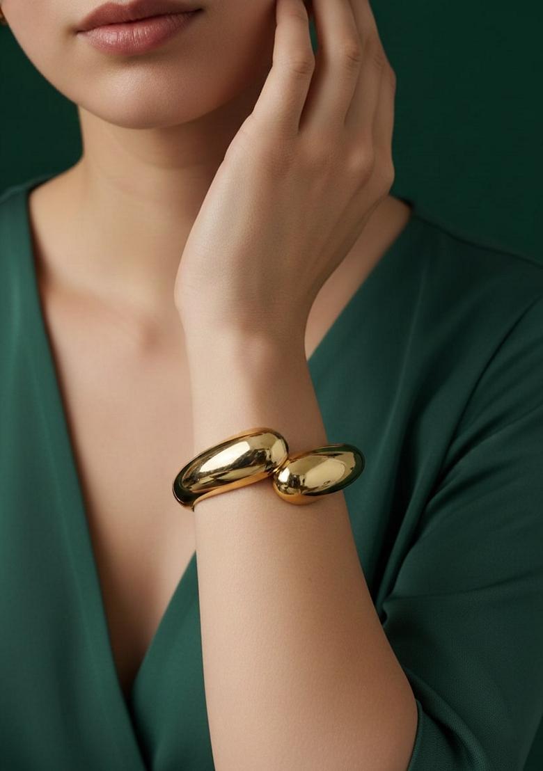 Gold Stainless Necklace - Indya