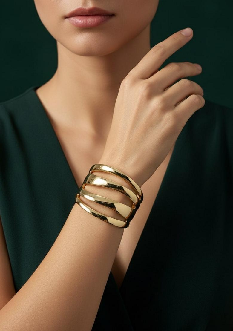 Gold Stainless Necklace - Indya