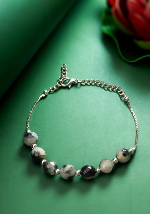 Silver Beads Alloy Bracelet