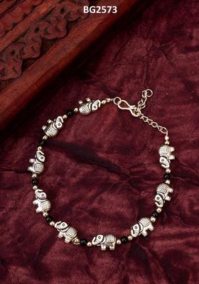 Silver Beads Alloy Bracelet