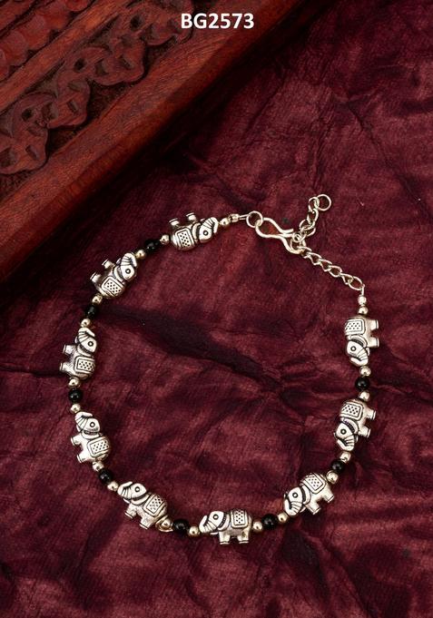 Silver Beads Alloy Bracelet