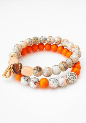 Multicolor Beads Alloy Bracelet