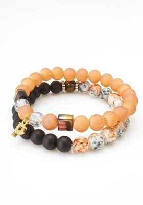 Multicolor Beads Alloy Bracelet
