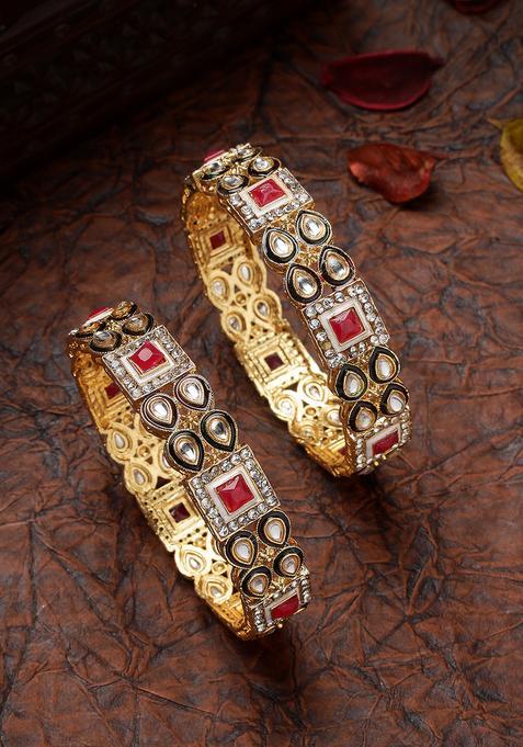 Multicolor Brass Bangle