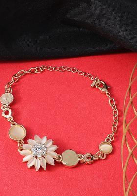 Rose Gold Brass Bracelet