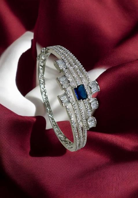 Blue Brass Bracelet