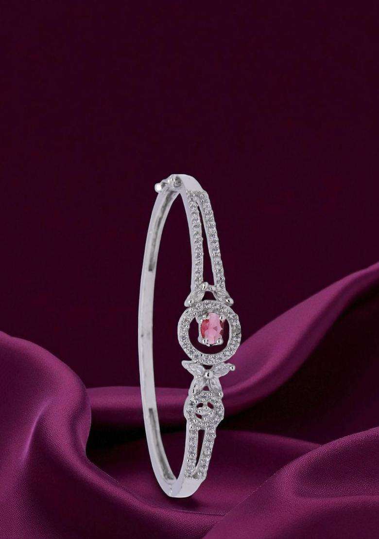 Pink Brass Bracelet - Indya