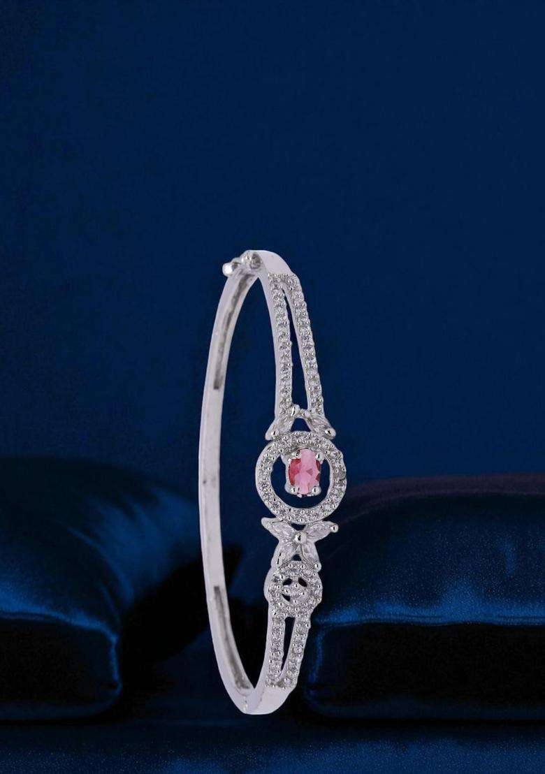 Pink Brass Bracelet - Indya