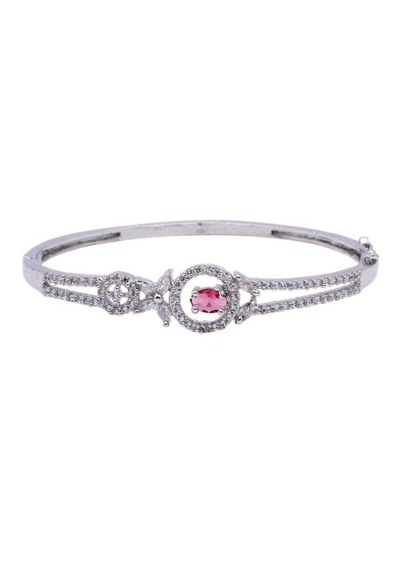Pink Brass Bracelet - Indya