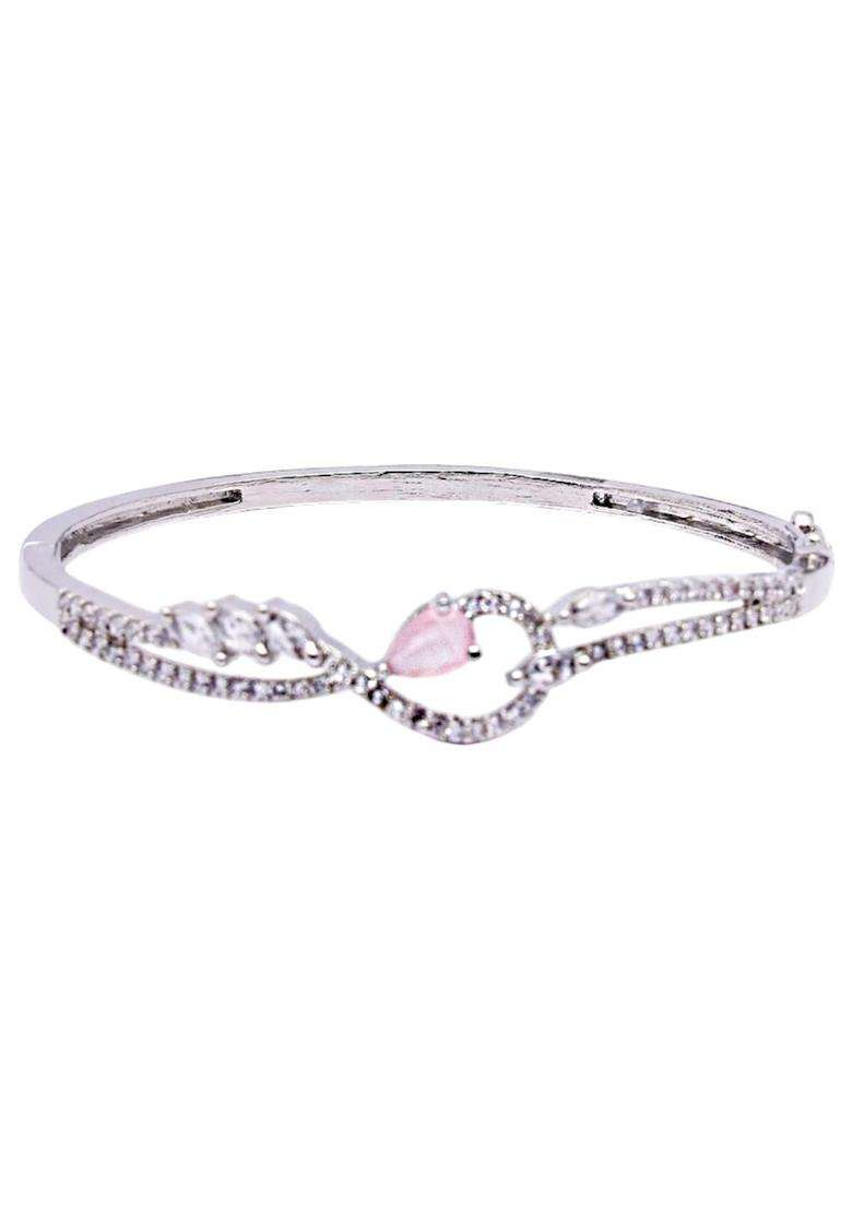 Pink Brass Bracelet - Indya