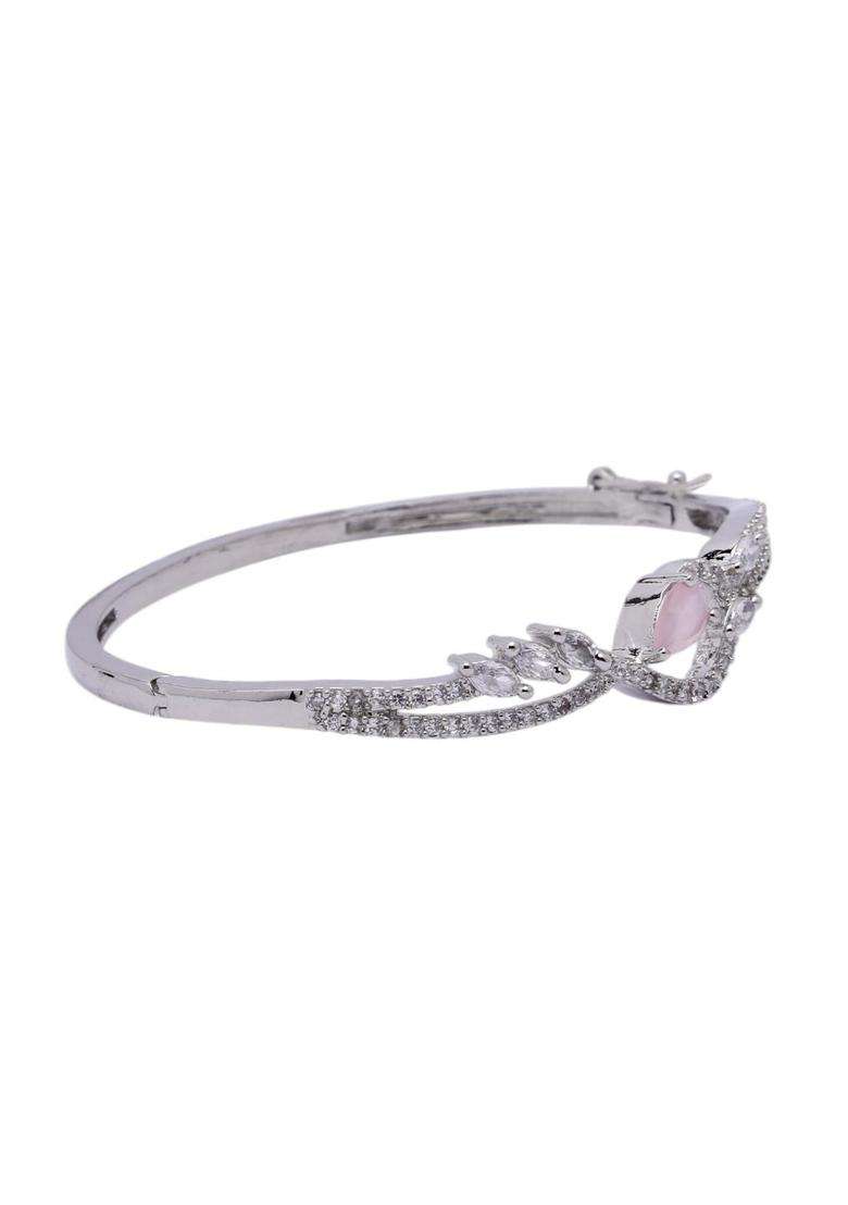 Pink Brass Bracelet - Indya