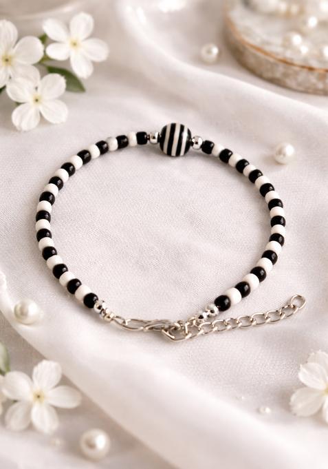 Black German Silver Bracelet