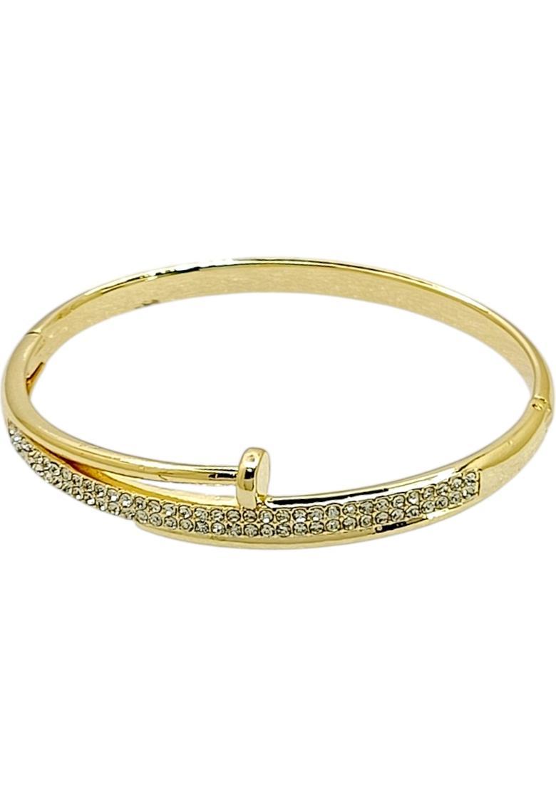 Golden Alloy Bracelet - Indya