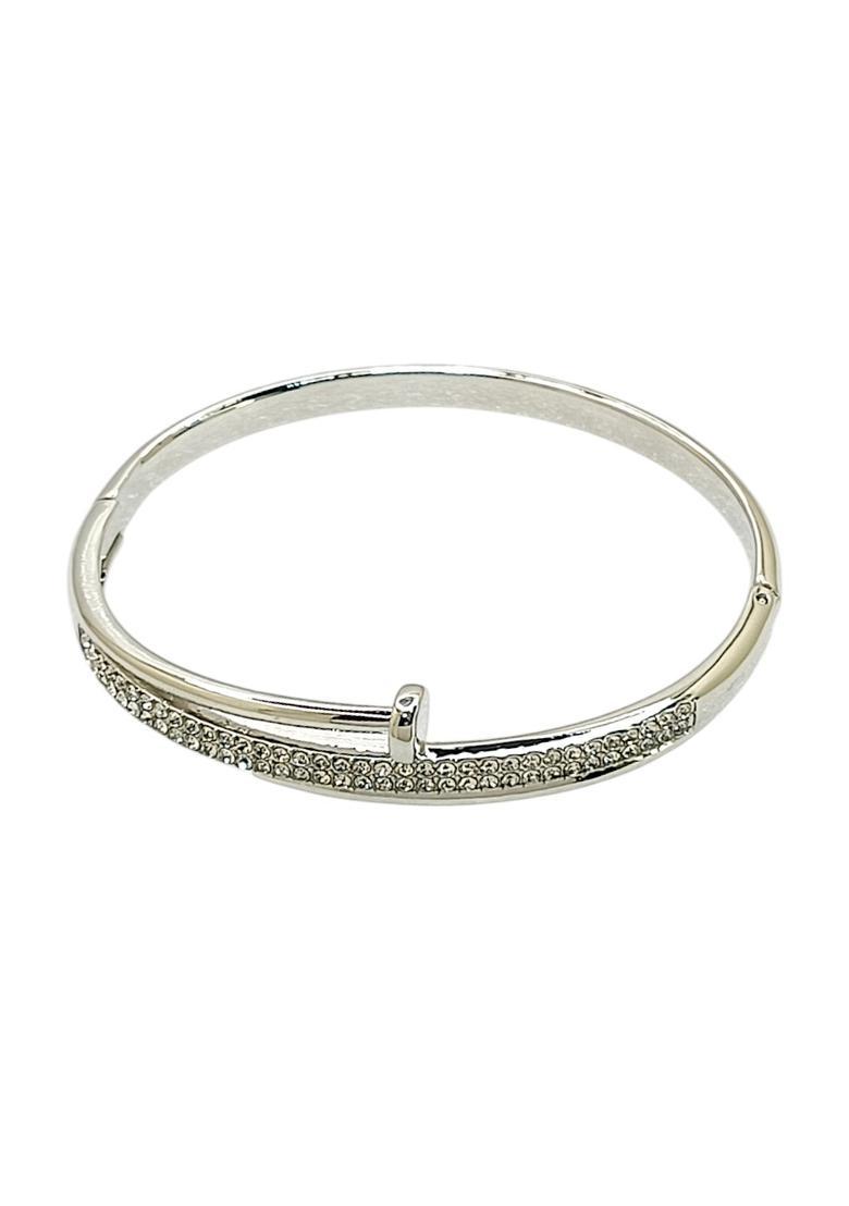 Silver Alloy Bracelet - Indya