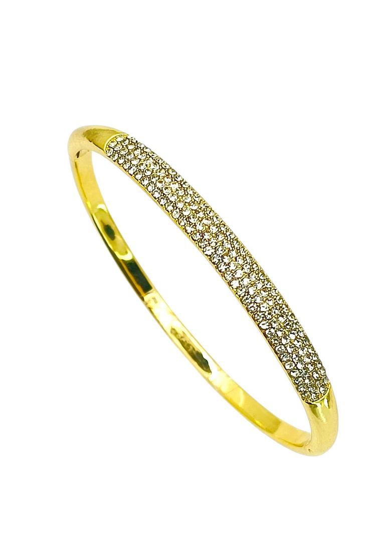 Golden Alloy Bracelet - Indya