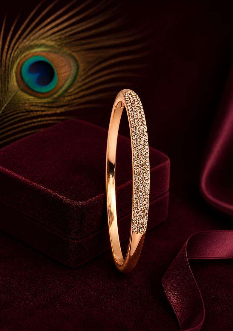 Rose Gold Alloy Bracelet - Indya