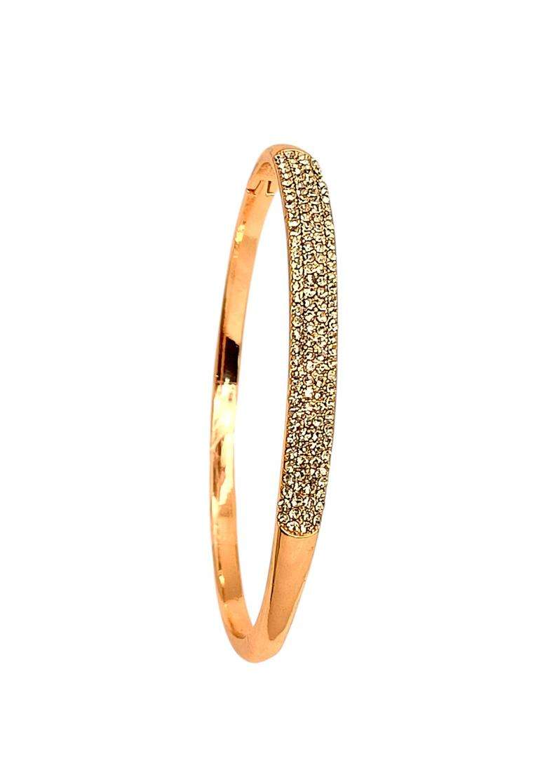 Rose Gold Alloy Bracelet - Indya