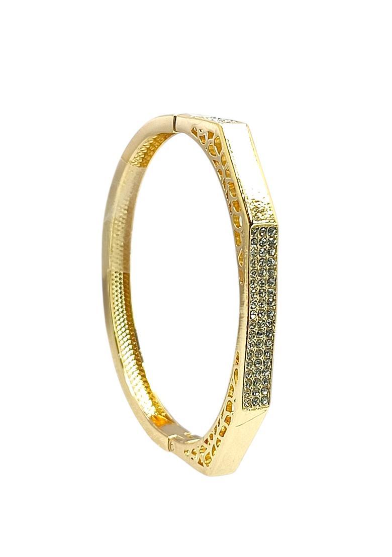 Golden Alloy Bracelet - Indya