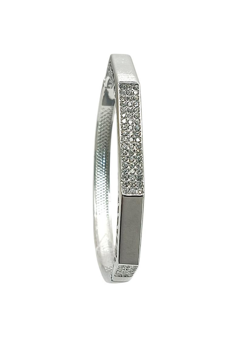 Silver Alloy Bracelet - Indya
