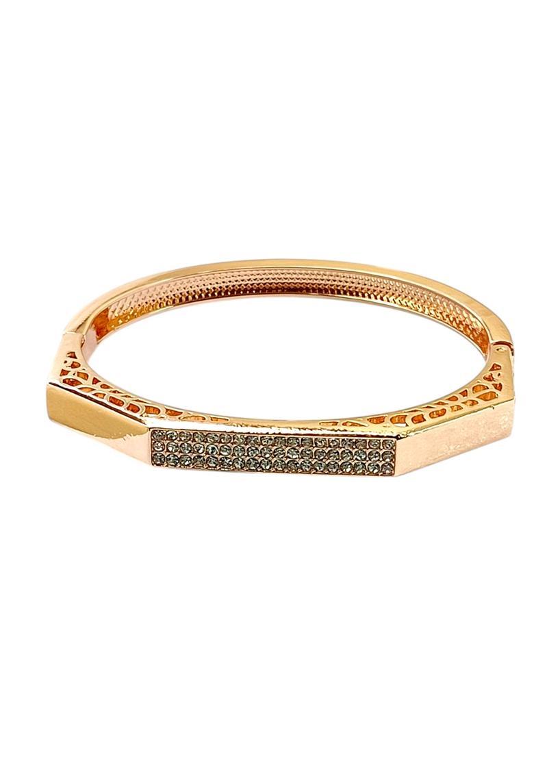 Rose Gold Alloy Bracelet - Indya