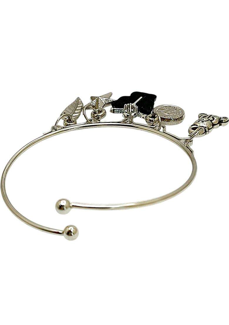 Silver Alloy Bracelet - Indya