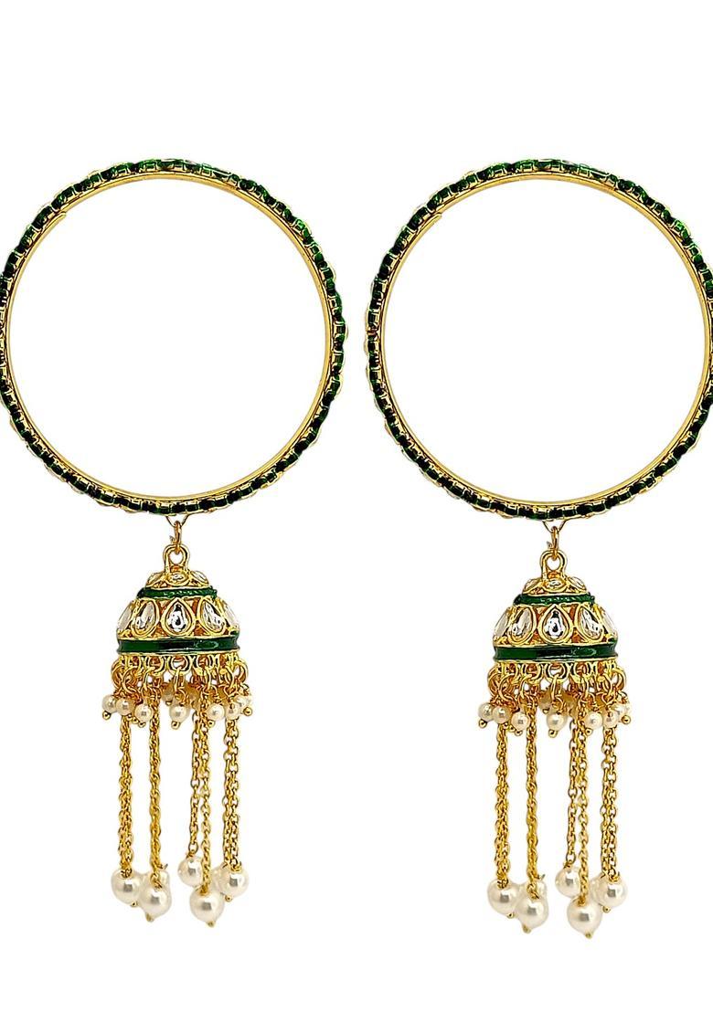 Golden Alloy Bangle - Indya