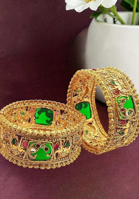 Golden Alloy Bangle