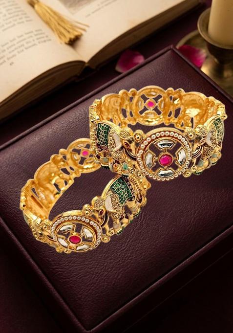 Golden Alloy Bangle