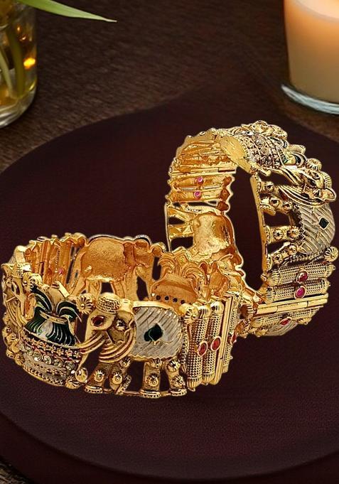 Golden Alloy Bangle