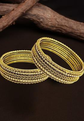 Golden Alloy Bangle