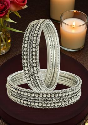 Silver Alloy Bangle