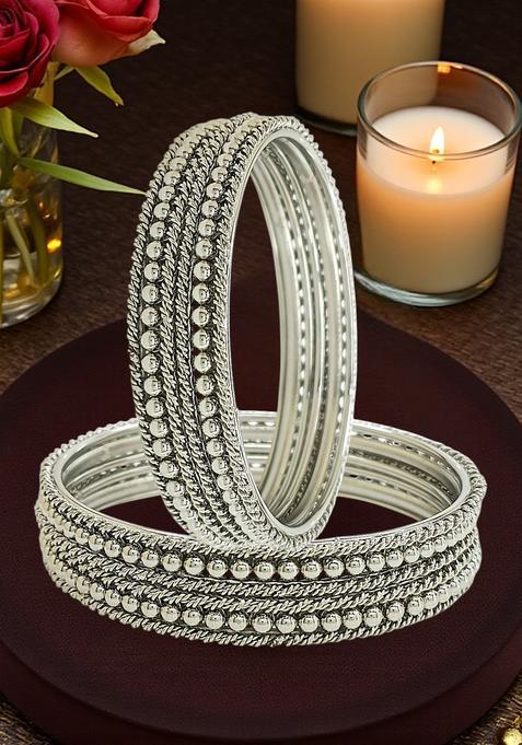 Silver Alloy Bangle
