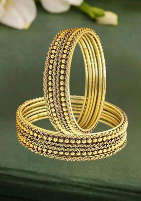 Golden Alloy Bangle