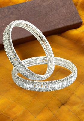 Silver Alloy Bangle
