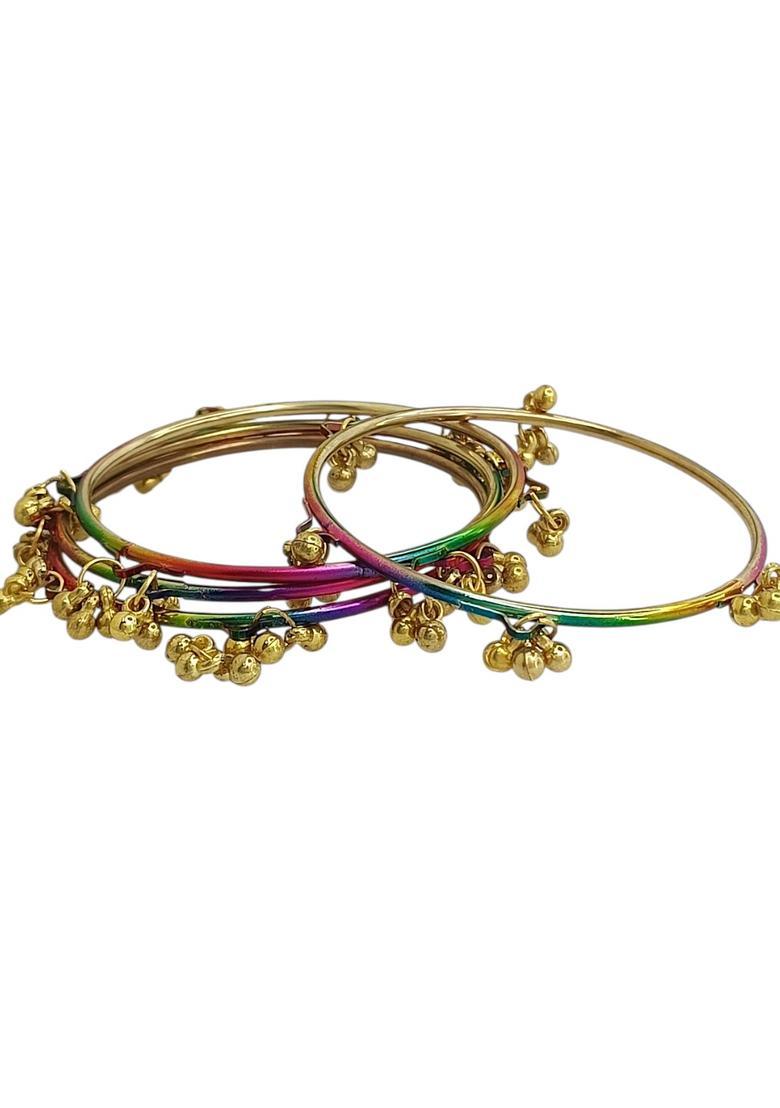 Multicolor Alloy Bangle - Indya