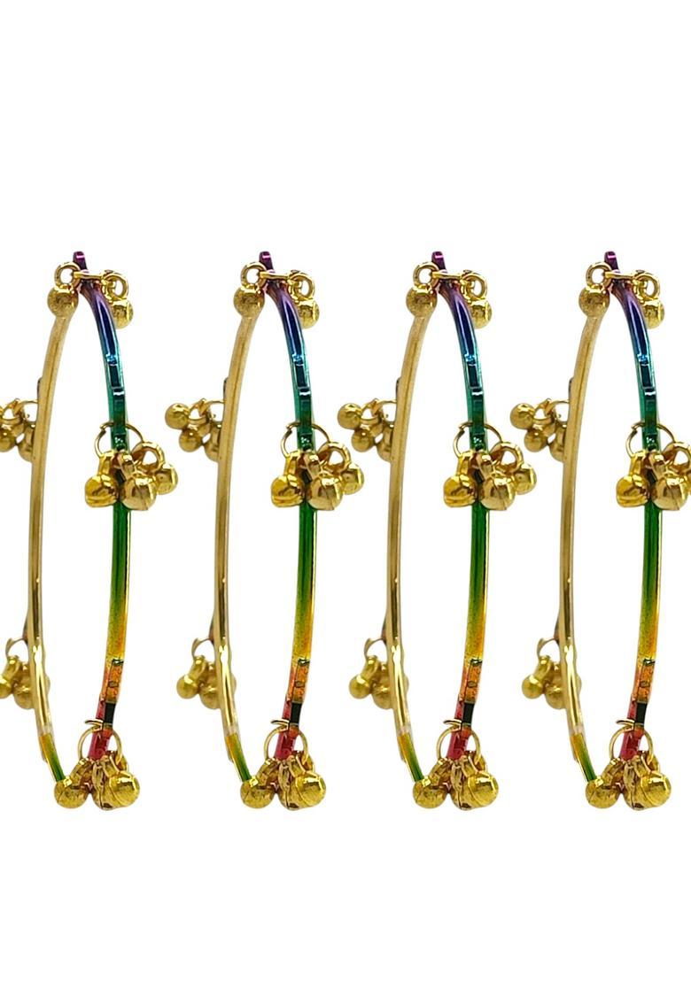 Multicolor Alloy Bangle - Indya