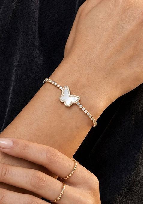 Golden Alloy Bracelet