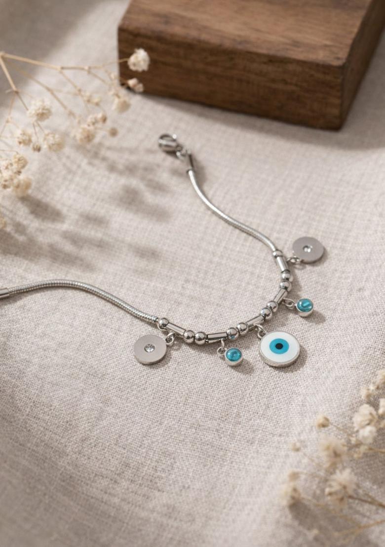 Silver Alloy Bracelet - Indya