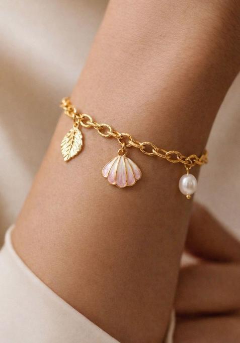 Golden Alloy Bracelet