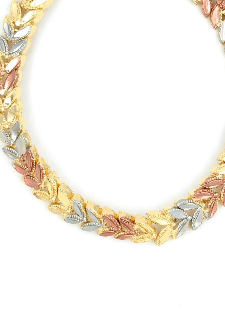 Golden Alloy Bracelet - Indya