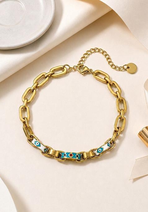 Golden Alloy Bracelet