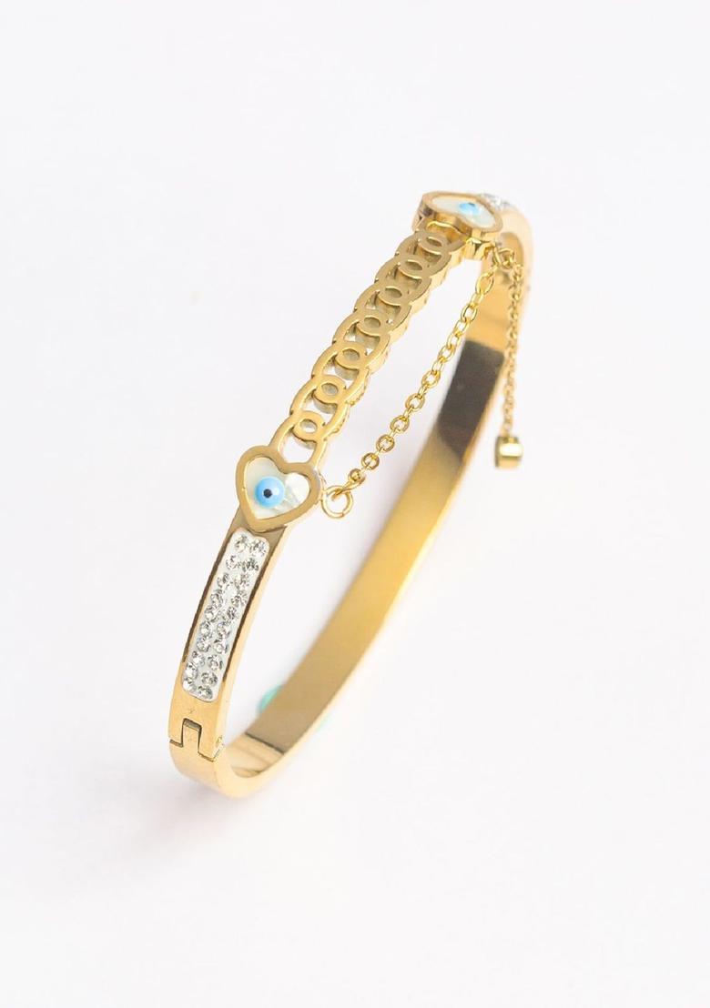 Golden Alloy Bracelet - Indya