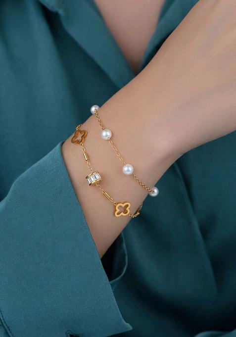 Golden Alloy Bracelet