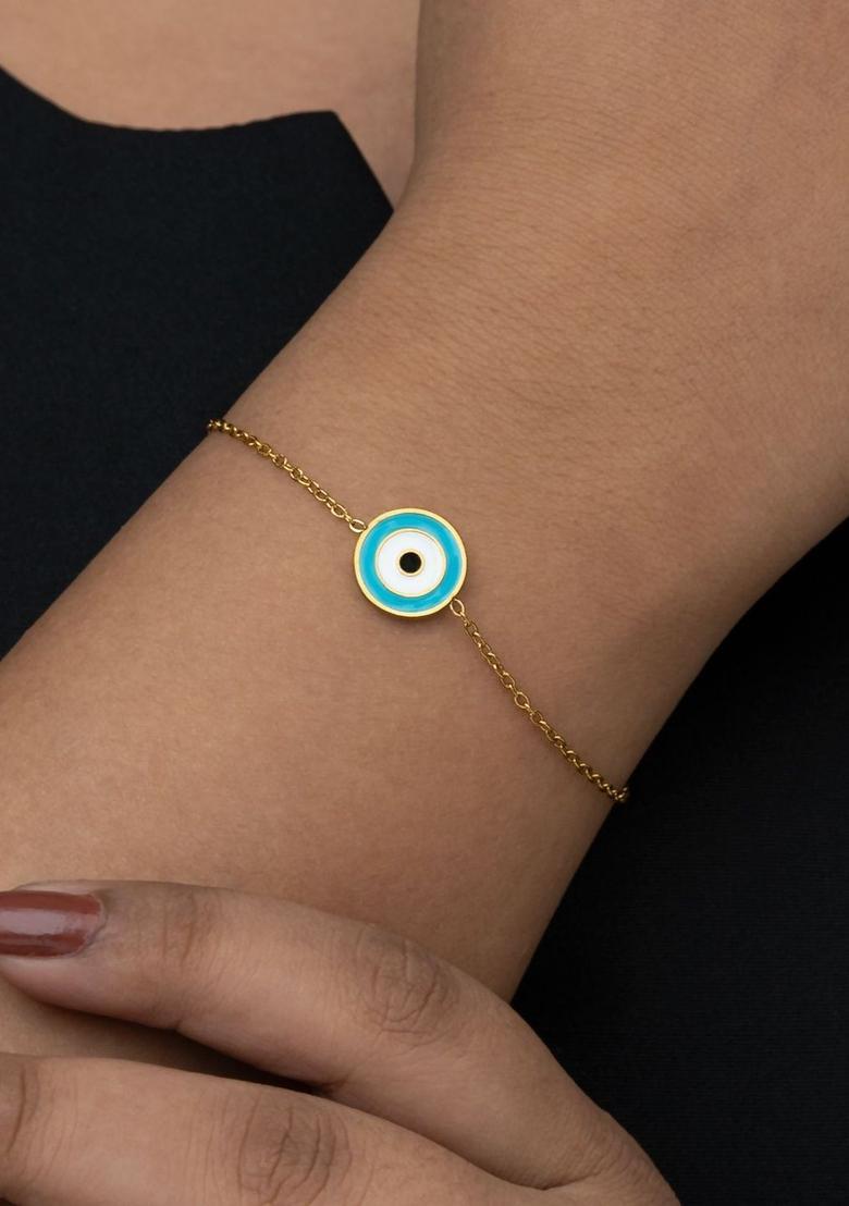 Golden Alloy Bracelet - Indya