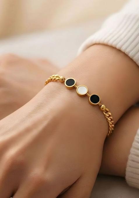 Golden Alloy Bracelet
